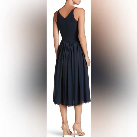 Dress The Population Alicia Mixed Media Midi Dress. Medium. NWT. - Picture 10 of 13